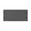 Sieninis 19 colių stelažo korpusas LANBERG 4U 600x450 mm juodas su metalinėmis durelėmis