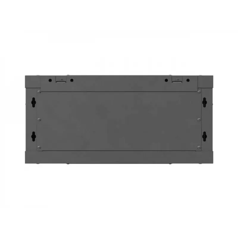 Sieninis 19 colių stelažo korpusas LANBERG 4U 600x450 mm juodas su metalinėmis durelėmis