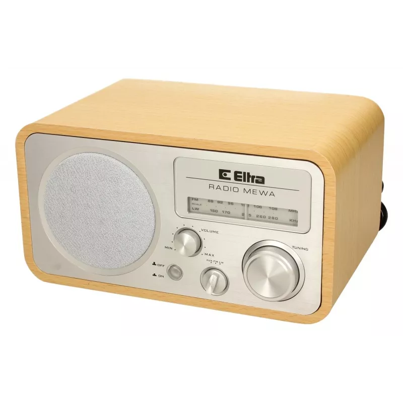 ELTRA Radio MEWA Clear Wood – Radijo imtuvas mediniame korpuse