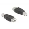 USB adapteris DeLOCK 67199 USB Type-B į Type-A juodas