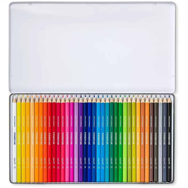 Spalvoti pieštukai Staedtler Ergosoft 157 Multicolour 36 vnt.