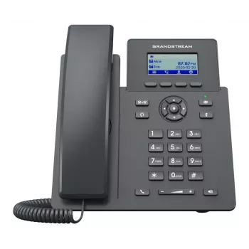 Grandstream Networks GRP2601P IP telefonas Juodas 2 linijos LCD