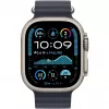 Navy Ocean Band 49 mm – Natūralaus titano apdaila