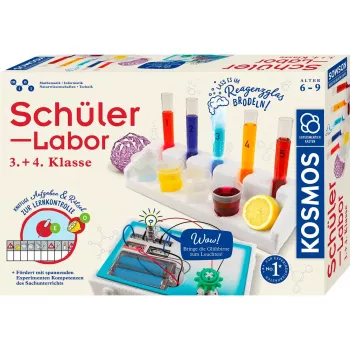 Kosmos Schülerlabor 3. + 4. Klasse, Eksperimentų rinkinys, Chemija, 8 m., Įvairiaspalvis