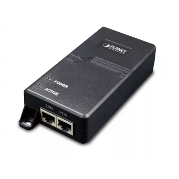 Tinklo įvadas PLANET POE173 — 2 x Gigabit RJ-45 prievadai, Power over Ethernet (PoE), juodas