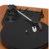 Patefono grotuvas Adler AD 1914 analoginis bėginės pavaros su USB, keramine plokštele, DC varikliu, 33 1/3 aps./min., Bluetooth 5.4, RCA išėjimais, įmontuotais garsiakalbiais