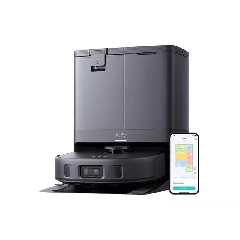 Anker Eufy X10 Pro Omni robotinis dulkių siurblys su šlapiu valymu, 8000 Pa, 180 min, 5200 mAh, 2.5 L, juodas