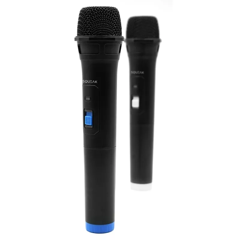 Belaidžių karaoke mikrofonų rinkinys SQUEAK VocalDuo 2.4G SQ1007