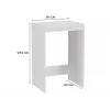 Spintelė skalbimo mašinai POLA Laundry Room Cabinet - balta