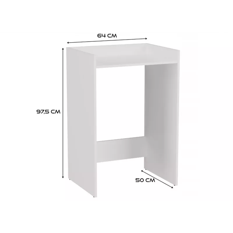 Spintelė skalbimo mašinai POLA Laundry Room Cabinet - balta