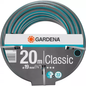 Sodo žarna Gardena 18022-20 20 m PVC viršžeminė pilka oranžinė