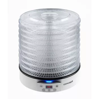 Džiovintuvas maistui Concept Solution SO2020, 500 W, LED ekranas, sidabrinis, 220–240 V, 3,3 cm grotelių skersmuo