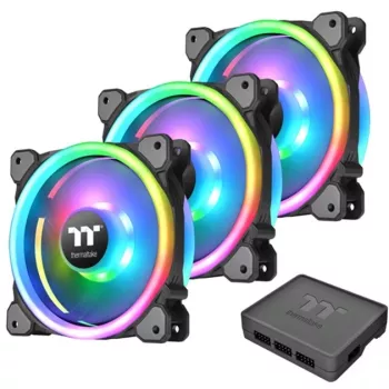Thermaltake Ring Trio 14 ARGB 140 mm korpuso ventiliatoriai - 3 vnt. pakuotė