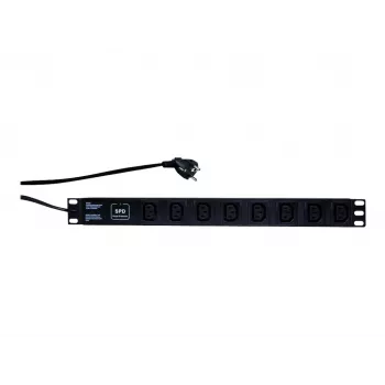 LogiLink PDU8A01 maitinimo skirstytuvas, 8x C13, 1U, 230 V, 10 A