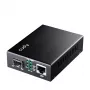Tinklo medijos keitiklis Cudy MC220 — Gigabit (1000 Mbps) vienmodis SFP 1310 nm, 1x RJ-45, 1x SFP, juodas