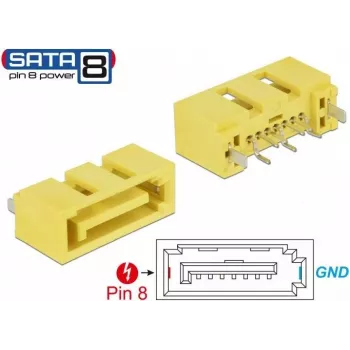 DeLOCK 89886 Laidas SATA Geltonas (89886)