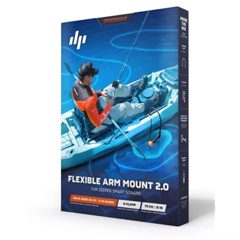 Deeper Flex Arm 2.0 Active Holder Radar Black