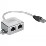 Wentronic Goobay Kabelio Skirstytuvas (Tinklo Dvigubintuvas), CAT Y-Adapter - Sujungia 2 x CAT 5 Ethernet, Ekranuotas (68908)