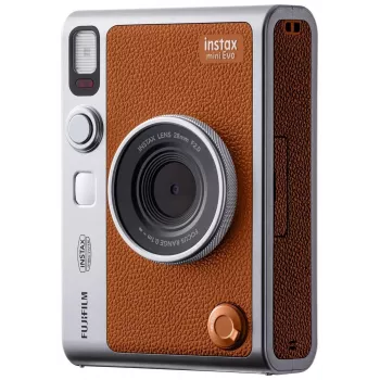 Fujifilm Instax mini EVO ruda hibridinė momentinė kamera