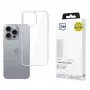 3MK Clear Case apsauginis dėklas mobiliesiems telefonams Apple iPhone 16 Pro skaidrus 6,3 colio