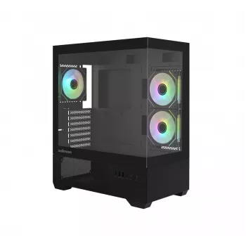 Korpusas ZALMAN CHRONIX V2 Mid Tower ARGB ventiliatoriai x3 juodas