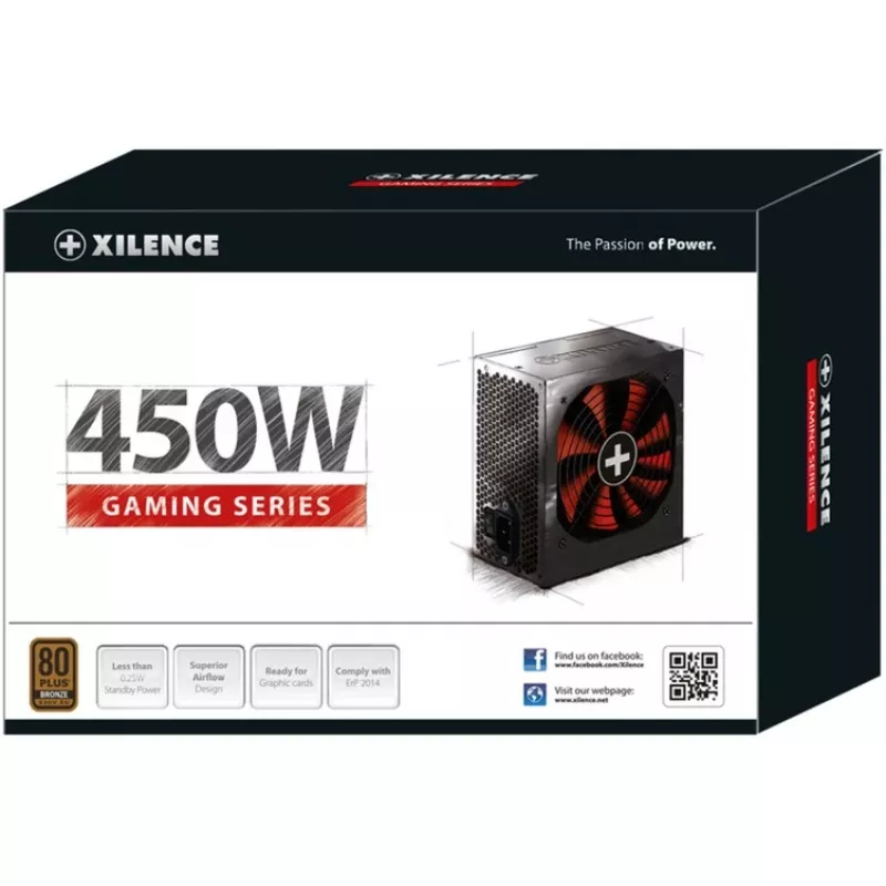 Xilence Performance A+ XN213 450 W maitinimo blokas