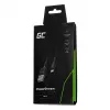 USB 2.0 kabelis Green Cell KABGC23, USB A – Micro-USB B, 0,3 m, juodas