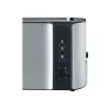 Automatik-Langschlitztoaster AT 2590 (edelstahl/schwarz, 1.400 Watt, für 4 Scheiben Toast)