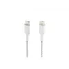 Pintas USB-C – USB-C laidas, 1 m, baltas