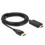 Vaizdo kabelio adapteris DeLOCK 85318 DisplayPort į HDMI 3 m juodas