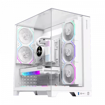 Gamemax INFINITY PRO WH ATX korpusas baltas