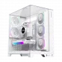Gamemax INFINITY PRO WH ATX korpusas baltas