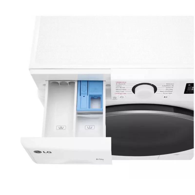 LG F2DR508S1W Skalbimo džiovinimo mašina 8 kg / 5 kg 1400 RPM balta