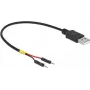 USB laidas DeLOCK 85401 0,2 m USB A juodas