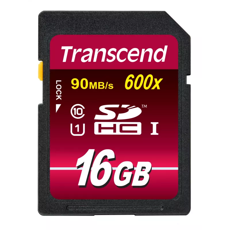 Flash atminties kortelė Transcend 16 GB SDHC Class 10 UHS-I 600x TS16GSDHC10U1