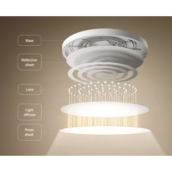 Išmanusis Xiaomi lubinis šviestuvas D30 WiFi 30W