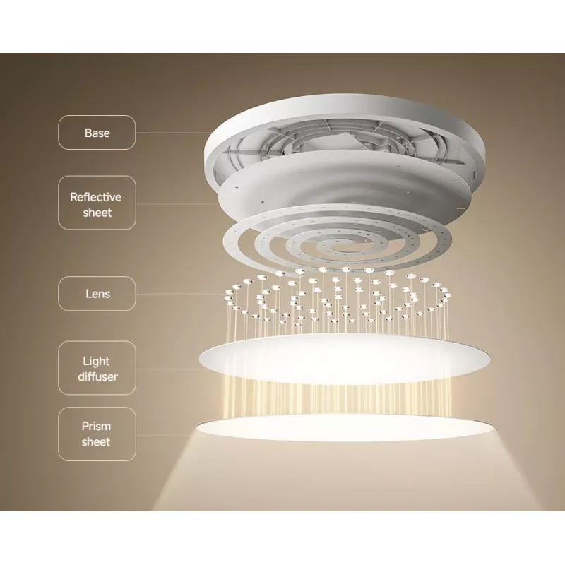 Išmanusis Xiaomi lubinis šviestuvas D30 WiFi 30W