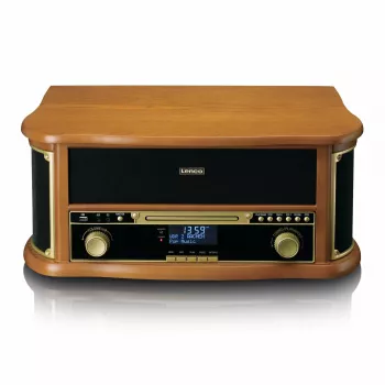 Patefonas Lenco TCD-2571WD 10W medinis 1 diskas DAB FM Bluetooth