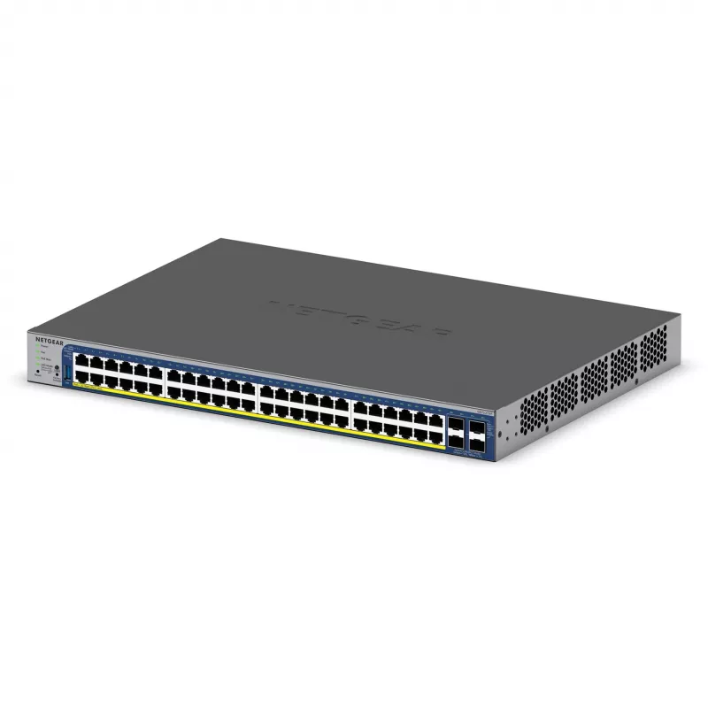 NETGEAR GS752TXP 52 prievadų PoE Gigabit/10G kroviniuojamas išmanusis jungiklis