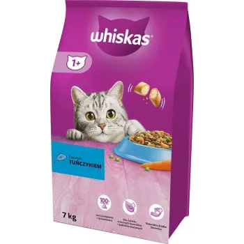 Sausas kačių ėdalas Whiskas Cat Adult su tunu 7 kg