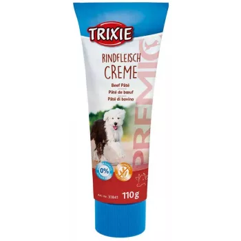 Šunų skanėstas Trixie Premio Beef 110 g – hipoalerginė pasta tūbelėje, be glitimo, be laktozės, 14,3% baltymų, 26,4% riebalų