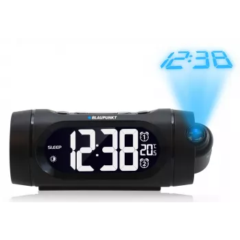 Laikrodinis radijas Blaupunkt CRP9BK, FM PLL, projektorius, USB įkrovimas, vidaus temperatūra