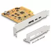 PCI Express x4 kortelė DeLOCK 90161 su dviem USB-C prievadais