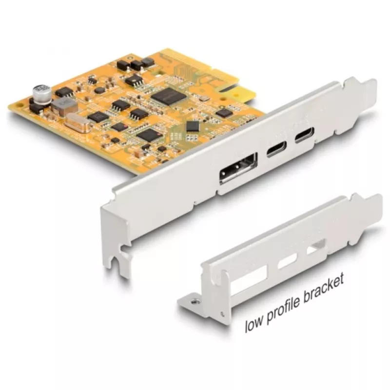 PCI Express x4 kortelė DeLOCK 90161 su dviem USB-C prievadais