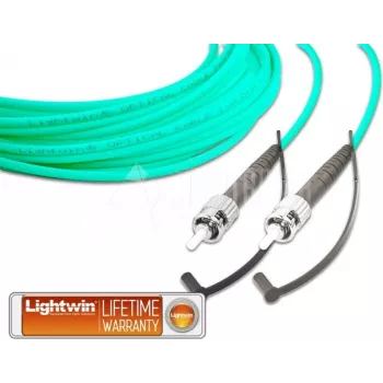 Lightwin aukštos kokybės simplex LWL šuoliukas, MM OM3, ST – ST (LSP-50 ST-ST 2.0 OM3)