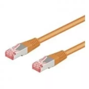 Wentronic Goobay CAT 6 jungiamasis laidas, S/FTP (PiMF), oranžinis, 20 m - LSZH halogenų neturintis, varinis (93472)