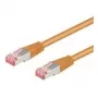 Wentronic Goobay CAT 6 jungiamasis laidas, S/FTP (PiMF), oranžinis, 20 m - LSZH halogenų neturintis, varinis (93472)