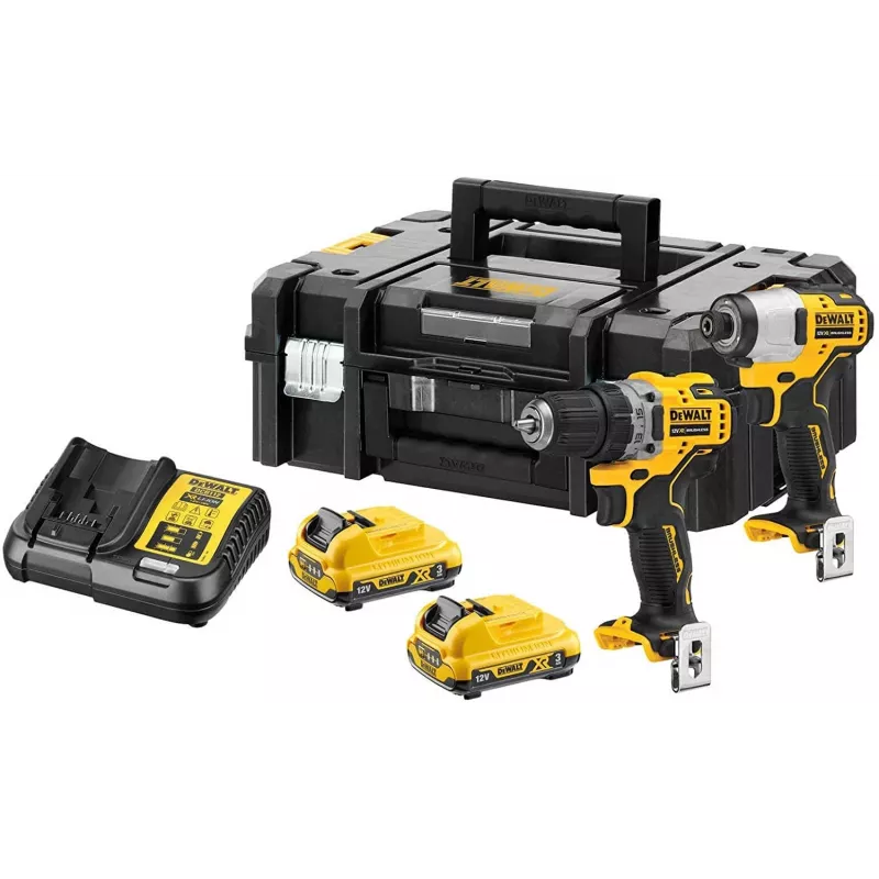 DeWALT DCK2110L2T-QW sukamasis gręžtuvas / smūginis suktuvas Juoda, Geltona