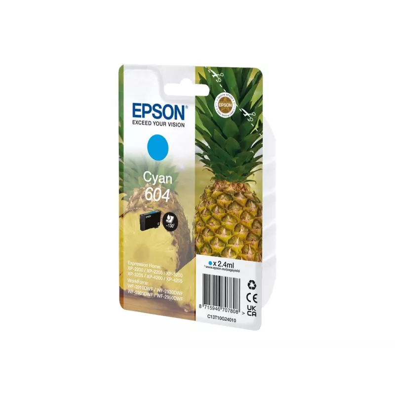 Epson 604 rašalo kasetė 1 vnt. Originalus Standartinis derlius Cian