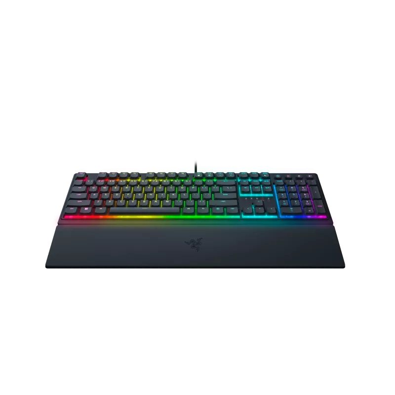 Laidinė žaidimų klaviatūra Razer Ornata V3 – membraninė-mechaninė hibridinė, RGB LED apšvietimas, USB